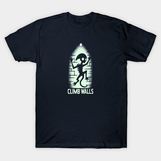 Climb walls T-Shirt by Dead Galaxy